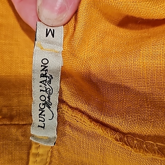 NWOT, Gorgeous 100% Linen, Made In Italy Maxi Dress - Picture 6 of 8